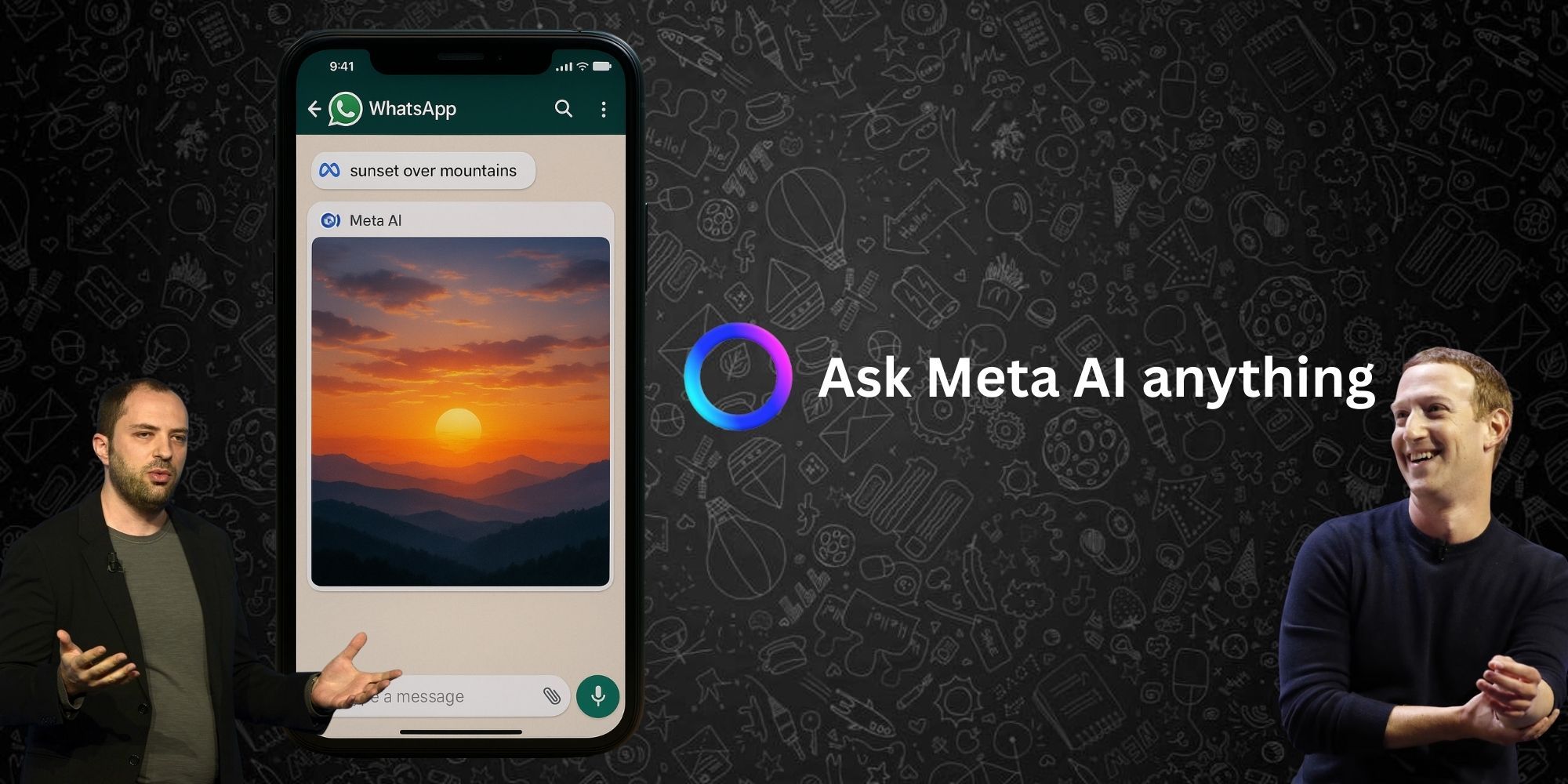 You are currently viewing WhatsApp to launch AI-generated chat backgrounds via Meta AI: Report