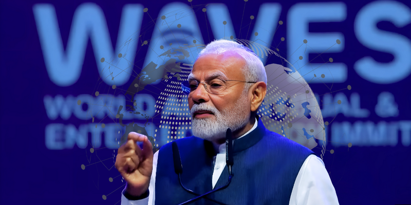 You are currently viewing PM Modi at WAVES 2025: Urges Global Creators to Make India Their Content Hub
