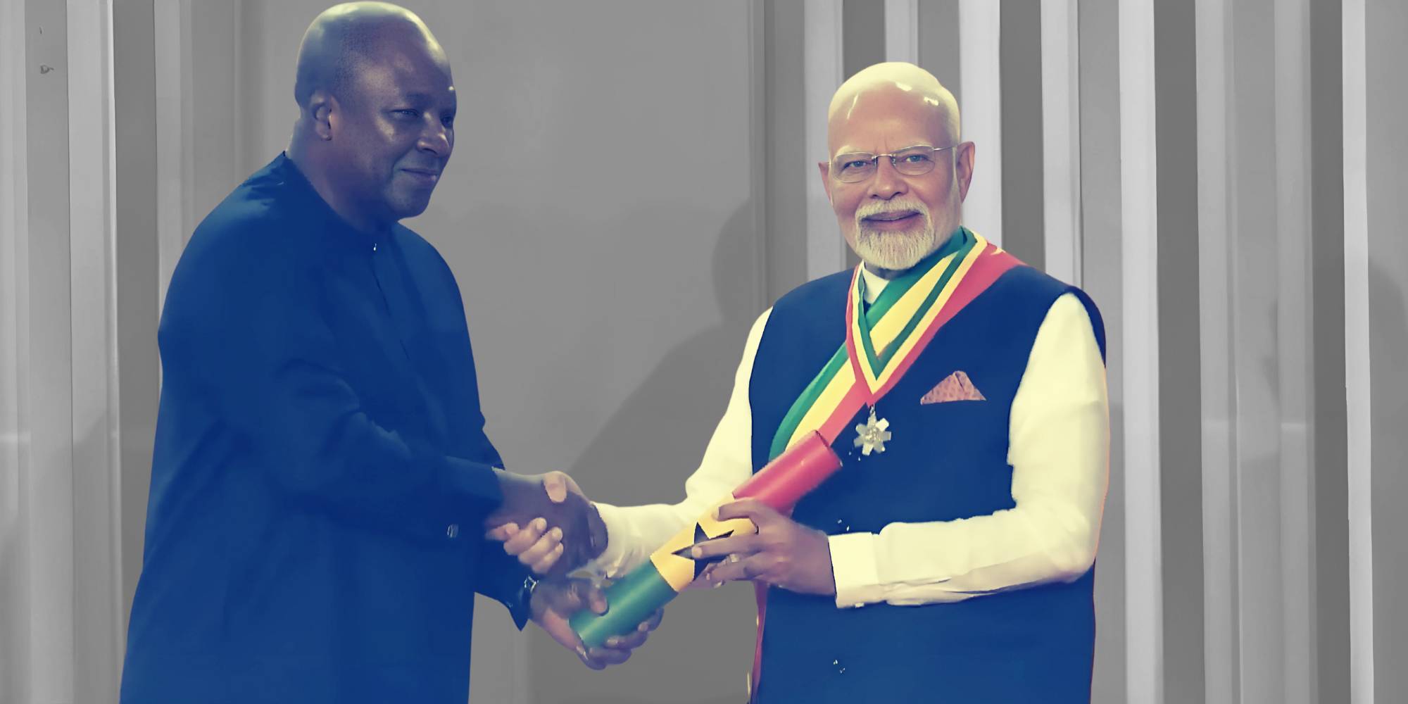 You are currently viewing PM Modi Honoured in Ghana with Highest Civilian Order, Marks 24 Global Awards
