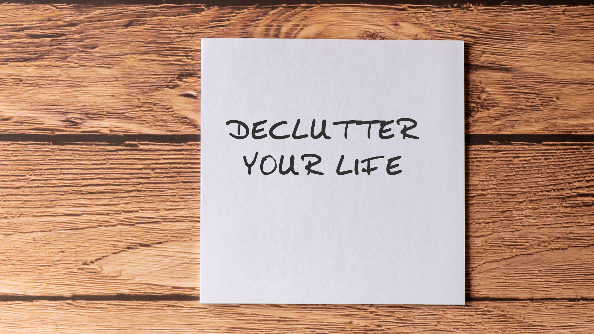 You are currently viewing Declutter your life with ease: A simple 3-step method
