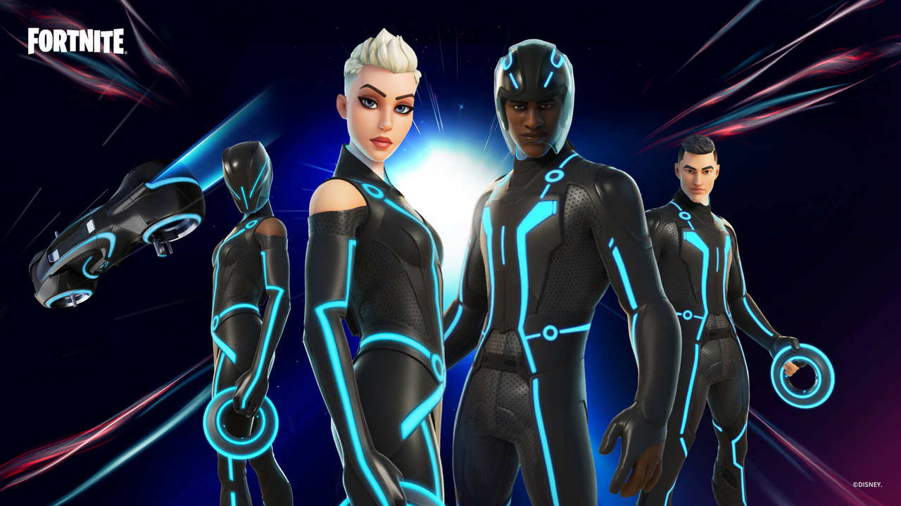 You are currently viewing Fortnite introduces new Tron-themed skins, Light Cycles glider and more- Technology News, FP