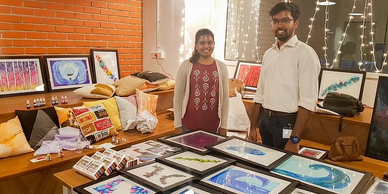 You are currently viewing This Hyderabad-based startup is promoting art by making pocket-friendly alcohol inks
