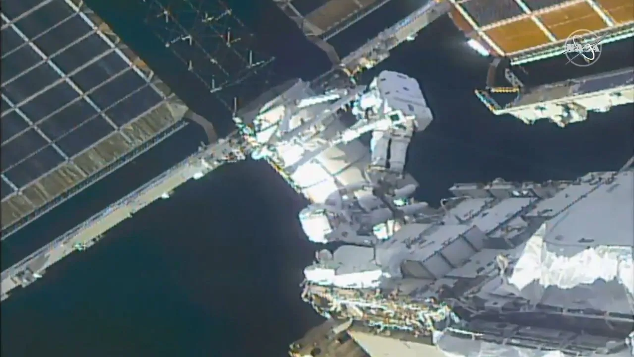 You are currently viewing Astronauts complete seven hour spacewalk to prep ISS for its new solar panels- Technology News, FP