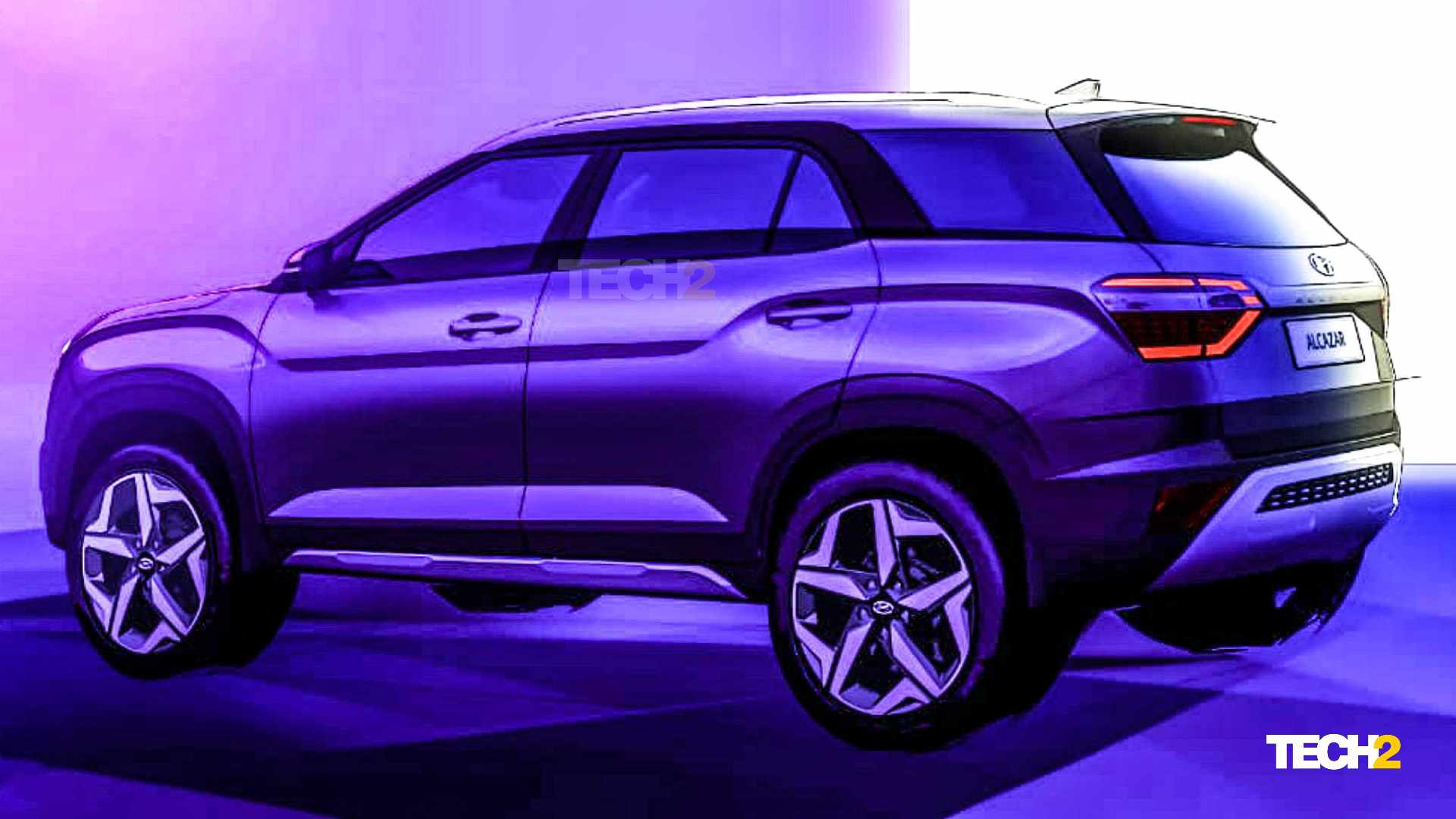 You are currently viewing Hyundai Alcazar three-row SUV previewed in design sketches, unveil in April- Technology News, FP