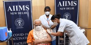 Read more about the article PM Modi takes second dose of COVID-19 vaccine at AIIMS