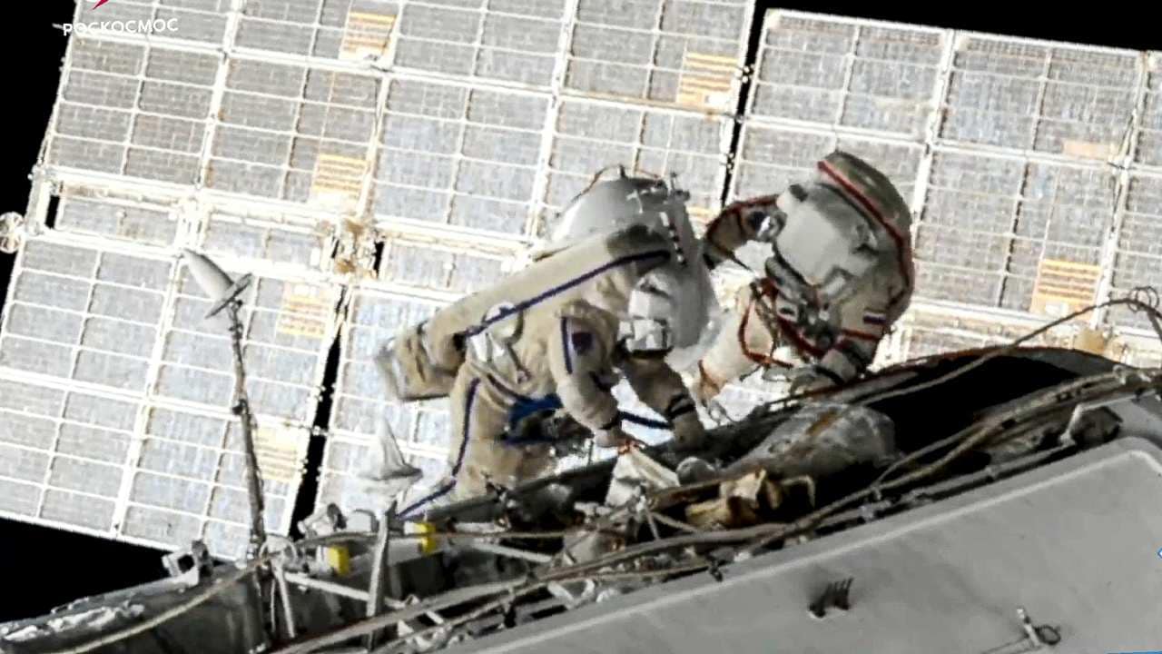 You are currently viewing Two cosmonauts conduct seven-hour spacewalk at the ISS to prepare for Russian module- Technology News, FP