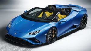 Read more about the article Lamborghini Huracan Evo RWD Spyder launched in India at Rs 3.54 crore, gets folding soft-top roof- Technology News, FP