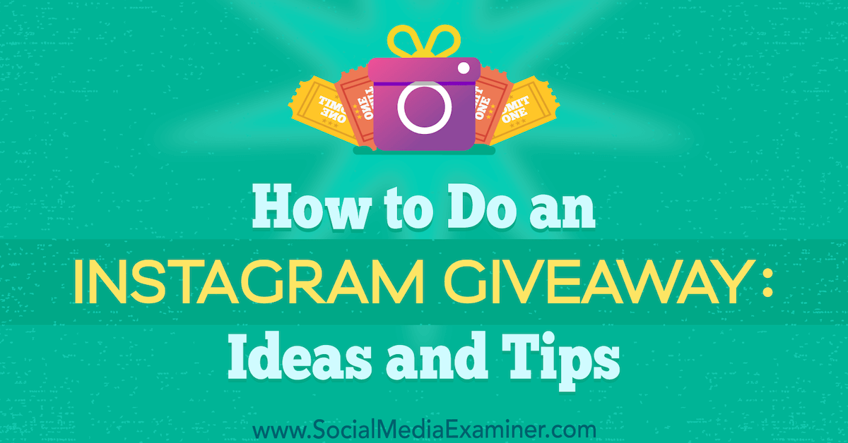 You are currently viewing How to Do an Instagram Giveaway: Ideas and Tips