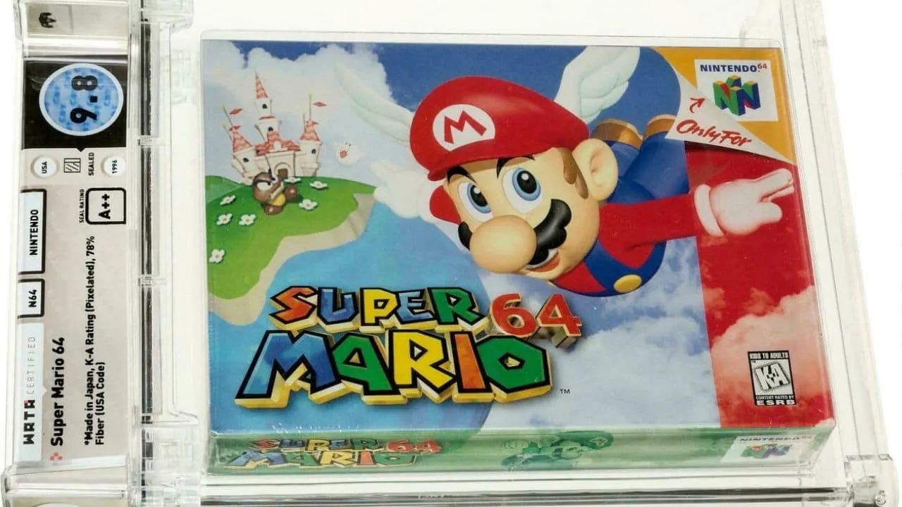 Read more about the article A cartridge of Super Mario 64 sells at auction for $1.56 million, sets world record for most expensive game ever- Technology News, FP