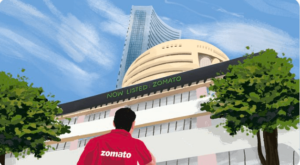 Read more about the article Zomato’s share price rises 66 pc on day one, with market cap at $13B