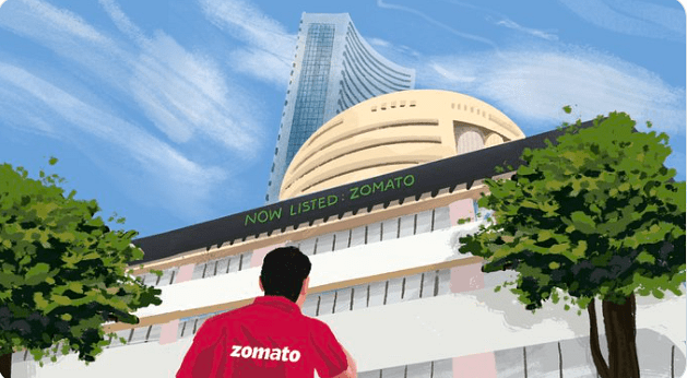 You are currently viewing Zomato’s share price rises 66 pc on day one, with market cap at $13B