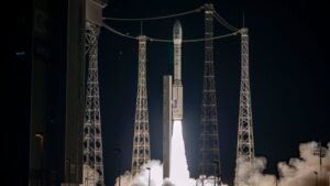 Read more about the article Vega rocket successfully launches one Earth observation satellite, four mini cubsats- Technology News, FP