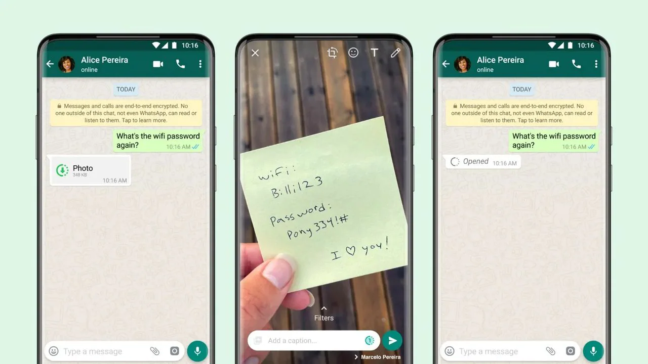 Read more about the article WhatsApp introduces a ‘View Once’ feature that deletes photos or videos immediately after they are opened- Technology News, FP