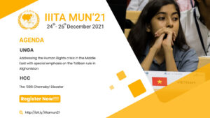 Read more about the article Discussing Global humanitarian crises at IIITA-MUN