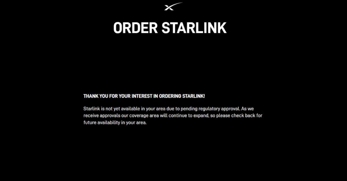 You are currently viewing Starlink Not Accepting Indian Preorders After DoT Notice