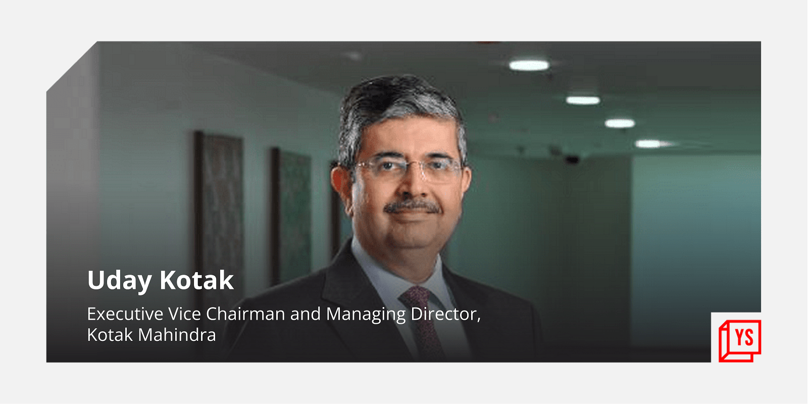 You are currently viewing Startup world needs to brace itself for real interest rates: Uday Kotak