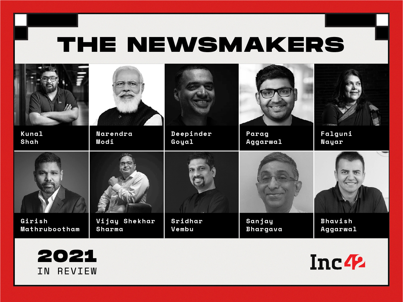 You are currently viewing From Deepinder Goyal To Falguni Nayyar — Newsmakers Who Made Headlines In 2021