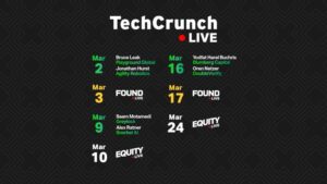 Read more about the article Hear from these amazing investors and founders on TechCrunch Live this March – TechCrunch