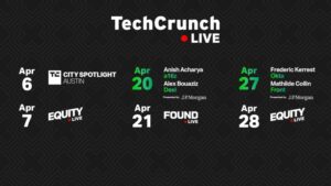 Read more about the article Hear from these amazing investors and founders on TechCrunch Live this April – TechCrunch