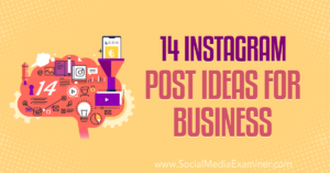 Read more about the article 14 Instagram Post Ideas for Business