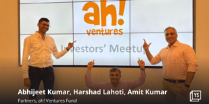 Read more about the article ah! Ventures sets up Rs 150Cr Angel Fund
