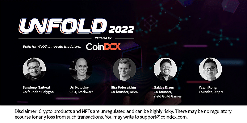 Read more about the article Get ready to decode the future of Web3 with CoinDCX’s UNFOLD 2022