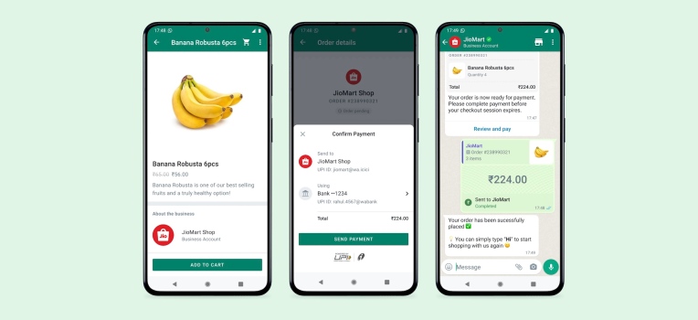 You are currently viewing Meta partnership allows Indian WhatsApp users to browse and buy groceries via JioMart – TechCrunch