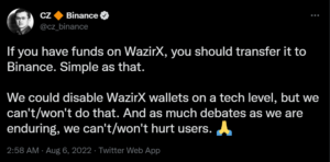 Read more about the article WazirX-Binance Row: Users In Trouble As CEOs Offer No Clarity On Ownership