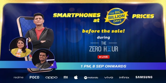 You are currently viewing Flipkart launches smartphones at sale prices before The Big Billion Days on The Zero Hour- Technology News, FP