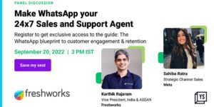 Read more about the article Learn how to make WhatsApp your 24×7 Sales and Support Agent with Freshchat