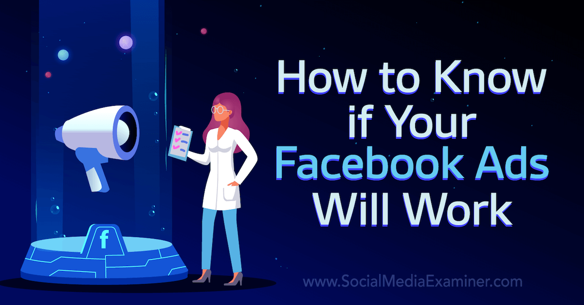 You are currently viewing How to Know if Your Facebook Ads Will Work