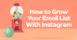 Read more about the article How to Grow Your Email List With Instagram