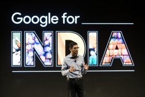 Read more about the article Important that India’s regulations provide legal and innovation certainty to firms, Google CEO says • TC