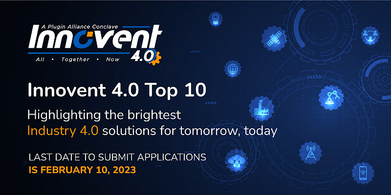 You are currently viewing Applications now open for Innovent 4.0 Top 10, a hunt for the most promising Industry 4.0 startups in India