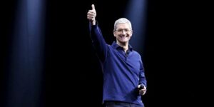 Read more about the article Tim Cook ‘very bullish on India’ as Apple sets quarterly revenue record in US
