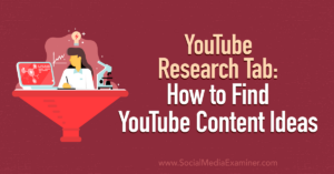 Read more about the article YouTube Research Tab: How to Find YouTube Content Ideas
