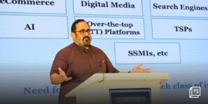 Read more about the article Digital India Act seeks to clarify which platforms will receive safe harbour protections: Rajeev Chandrasekhar