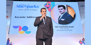 Read more about the article G20 Sherpa Amitabh Kant at SheSparks 2023
