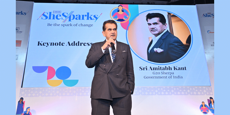You are currently viewing G20 Sherpa Amitabh Kant at SheSparks 2023
