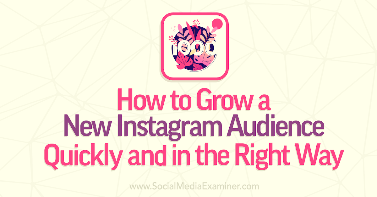 You are currently viewing How to Grow a New Instagram Audience Quickly and in the Right Way