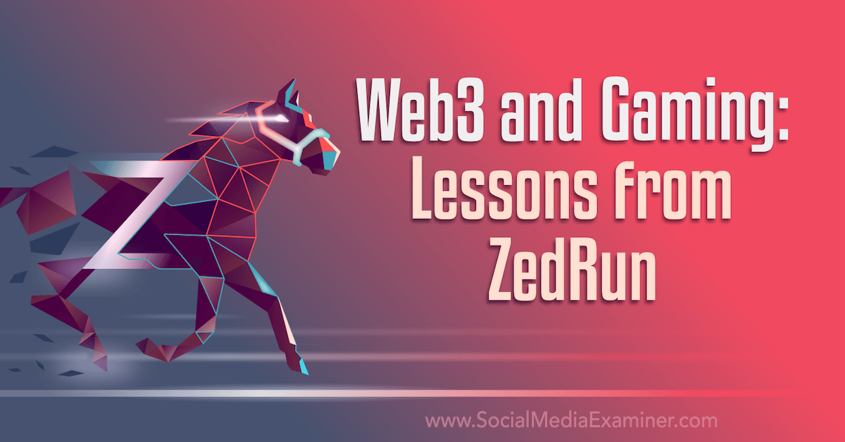 Read more about the article Web3 and Gaming: Lessons from ZedRun
