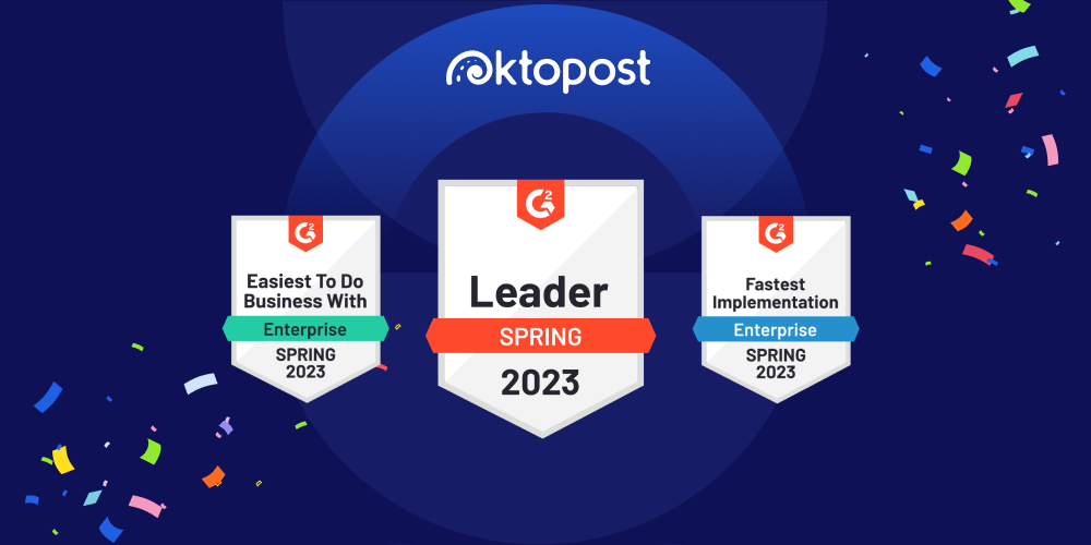 You are currently viewing The Voice of the People: Oktopost Earns Leadership Badges in Social Media Excellence
