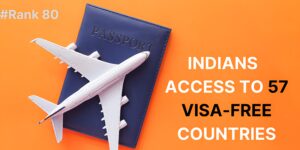 Read more about the article India Ranks 80th in Henley Index Enables Visa-Free Gateway to 57 Countries
