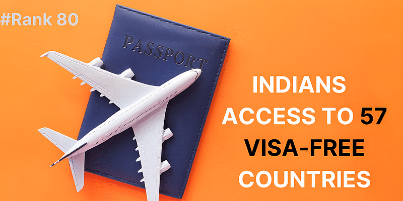 You are currently viewing India Ranks 80th in Henley Index Enables Visa-Free Gateway to 57 Countries