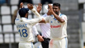 Read more about the article Ashwin leaves West Indies reeling as India gain upper hand in 1st Test