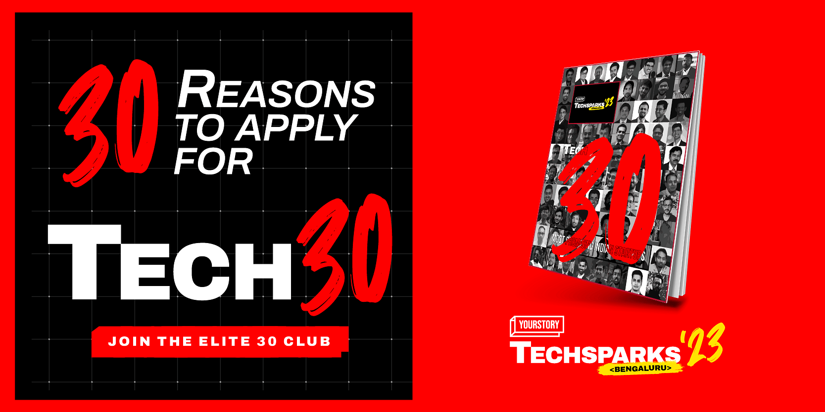 You are currently viewing 30 reasons to apply for YourStory’s Tech30 2023