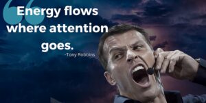 Read more about the article Mastering Life's Flow: Tony Robbins' Guide to Focused Energy