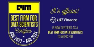 Read more about the article L&T Finance is Certified as a Best Firm for Data Scientists by AIM