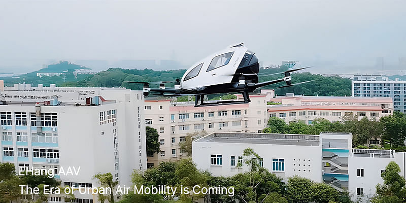 You are currently viewing China's First Air Taxi Trials Take Off: EHang Ushers in New Travel Era