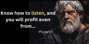 Read more about the article Beyond Hearing: How to Gain More from Listening, Plutarch's Way